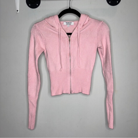 Frankie's Bikinis Cloud Knit Set Valentine Pink - Picture 3 of 14